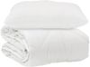 vidaXL Bettdecke mit Kissen 2 pcs Weiß Mikrofaser 3376602 Bild 2