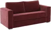 Vente-unique - LORETO Sofa Stoff Rot - B 223 cm95 cm x H 90 cm x L 215 cm Bild 5