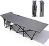 Sekey Feldbett Klappbar XXL Campingbett, 190 x 71 x 35 cm Klappbett mit seitlicher Tasche, für Garten Camping Bild 2
