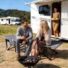 Sekey Feldbett Klappbar XXL Campingbett, 190 x 71 x 35 cm Klappbett mit seitlicher Tasche, für Garten Camping Bild 4