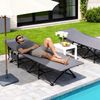 Sekey Feldbett Klappbar XXL Campingbett, 190 x 71 x 35 cm Klappbett mit seitlicher Tasche, für Garten Camping Bild 5