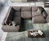 Wohnlandschaft Lanzo XL 360x260 cm Mikrofaser Khakibraun Recamiere variabel Bild 4