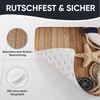 Sanilo Duschmatte, mit Motiv, rutschfest, waschbar, quadratisch, 230 extra starke Saugnäpfe, Kunststoff PVC, 53 x 53 cm, Maritime Bild 4
