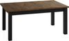 WFL GROUP Esstisch Lindberg ausziehbar verlängerbar rechteckig mit schwarzen Holzbeinen (MADE IN EU, XXL Groß– 120/140/150/160/200 cm ausziehbar auf 160/180/190/240/300 cm), platzsparender Tisch in Holzoptik für Küche, Esszimmer oder Wohnzimmer Bild 4
