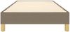 vidaXL Polsterbett, Stoff, 25,0 cm, Taupe, 100x200 cm, mit Lattenrost, Natur Bild 5