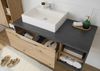 Waschtisch-Set >Nebraska< in Matera Beton - 110x39x53cm (BxHxT) Bild 3