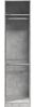 vidaXL Kleiderschrank Betongrau 50x50x200 cm Holzwerkstoff 3307786 Bild 4