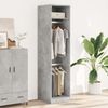 vidaXL Kleiderschrank Betongrau 50x50x200 cm Holzwerkstoff 3307786 Bild 3