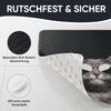 Sanilo Duschmatte, mit Motiv, rutschfest, waschbar, quadratisch, 230 extra starke Saugnäpfe, Kunststoff PVC, 53 x 53 cm, Cool Cat Bild 4