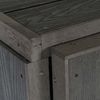 XL 1er-/2er-WPC-Mülltonnenverkleidung Erweiterung HWC-J28, Premium Mülltonnenbox, Metall Holzoptik ~ grau Bild 4