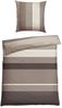 Schiesser Bettwäscheset Endy Stripes - Renforcé - 2-teilig - 135 x 200 cm - Grau Bild 4
