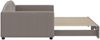 vidaXL Tagesbett Ausziehbar Taupe 100x200 cm Stoff 3197196 Bild 4