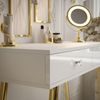 Lookway Konsolentisch SIENNA GOLD, Konsole mit Schubladen auf goldenen Beinen (1x Konsole), Breite: 100 cm Bild 4