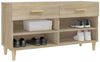 vidaXL Schuhschrank Sonoma-Eiche 102x35x55 cm Holzwerkstoff 812819 Bild 4