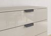 rauch Aditio Box, Kommode, 4 Schubladen, mit Glasfront, mit Softclose-Funktion, Farbe Beige, BxHxT 80x81x42cm Bild 5