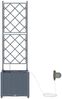 vidaXL Garten-Pflanzgefäß 2 pcs Hellgrau 40 x 40 x 142 cm Kunststoff 42002895 Bild 5
