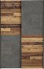 Kleiderschrank Mehrzweckschrank OZZULA Old Wood Vintage und Beton Bild 2