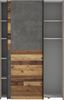 Kleiderschrank Mehrzweckschrank OZZULA Old Wood Vintage und Beton Bild 4