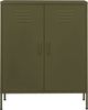 vidaXL Lagerschrank Olivgrün 80 x 35 x 101,5 cm Stahl [336162] Bild 3
