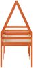 vidaXL Hochbett mit Dach Wachsbraun 90x190 cm Massivholz Kiefer 3282100 Bild 5