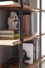 Bücherregal Rutar aus Akazienholz, modern, Natur, Metallgestell schwarz, 5 Fächer, Bizzotto Bild 5