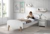 Nachtkonsole Karilynn 40x36x41 Nachtkommode MDF Weiß Bild 3