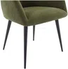 Vente-unique - HEKA Stuhl Stoff Grün - B 61 cm x H 78 cm x L 59,5 cm Bild 5