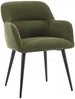 Vente-unique - HEKA Stuhl Stoff Grün - B 61 cm x H 78 cm x L 59,5 cm Bild 3