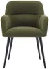 Vente-unique - HEKA Stuhl Stoff Grün - B 61 cm x H 78 cm x L 59,5 cm Bild 2