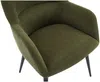 Vente-unique - HEKA Stuhl Stoff Grün - B 61 cm x H 78 cm x L 59,5 cm Bild 4