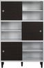 Trendteam 'Evolution' Regalschrank Click System, Holz weiß / wenge Lack, 90 x 140 x 38 cm Bild 3