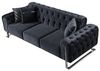 Villa Möbel Sofa Nova, 1 Stk. 3-Sitzer, mit Relax-/Bettfunktion durch umklappbare Rückenlehne Bild 4