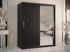 Kleiderschrank Kirtan Slim 2 150 (Farbe: Schwarz, Größe: 1250 cm) Bild 2