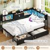 MSMASK Daybett Schlafsofa mit LED-Beleuchtung und Steckdose, Kinderbett, Jugendbett (1 tlg) Bild 4