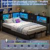 MSMASK Daybett Schlafsofa mit LED-Beleuchtung und Steckdose, Kinderbett, Jugendbett (1 tlg) Bild 3