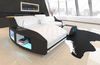 Mini Couch Swing L Form in Leder - Büffelleder - weiß-schwarz - Links Bild 3