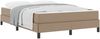 vidaXL Bettrahmen mit Matratze Cappuccino 140 x 200 cm Stoff 3398637 Bild 2
