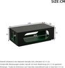 Couchtisch 100x50x35 cm, MDF in Schwarz, mit LED-Beleuchtung und offenem Fach Bild 5