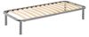 Dmora Agos-Einzelbettgestell, orthopädischer Lattenrost, 100 % Made in Italy, 80 x 190 x 31 cm Bild 2