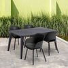 Keter Gartenstuhl mit Metallbeinen Noa 2 Stk. Graphitgrau 447617 Bild 3