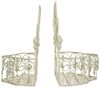 Moritz Blumentopf Pflanzkörbe Metall Wandkörbe 2er Set Pflanzkorb Landhausstil Shabby, Dekoration für In- und Outdoor für Pflanzen und Blumen Verzierungen Bild 4