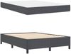 vidaXL Bettrahmen mit Matratze Dunkelgrau 140 x 200 cm Stoff 3399126 Bild 4