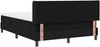 vidaXL Boxspringbett mit Kopfteil Schwarz 190 x 140 cm Stoff 3341099 Bild 4