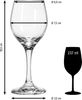 LIBBEY Gläser-Set Weinglas -PERCEPTION-, 237 ml, Ø 7,5 cm, H: 18,5 cm, 12er Set, 12-tlg, Glas, hochwertig verarbeitet, im modernen Design Bild 4
