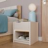 Nachtkommode >SQUERE< in Mauvelle Eiche Dekor / Sand - 40,6x43x41,7cm (BxHxT) Bild 2