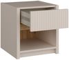 Nachtkommode >SQUERE< in Mauvelle Eiche Dekor / Sand - 40,6x43x41,7cm (BxHxT) Bild 5