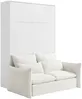 Vente-unique - RAPILI Bett Holz, Platte Weiß - B 151 cm239,2 cm x H 225,2 cm x L 188 cm Bild 3
