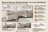 99rooms Massimo Wohnlandschaft Strukturstoff NEVE Khaki mit Schlaffunktion Bild 5