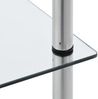 vidaXL Regal mit 6 Ablagen Transparent 40x40x160 cm Hartglas 249507 Bild 4