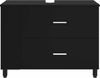 vidaXL Waschtisch Schwarz 80 x 35 x 60 cm Holzwerkstoff 889386 Bild 5